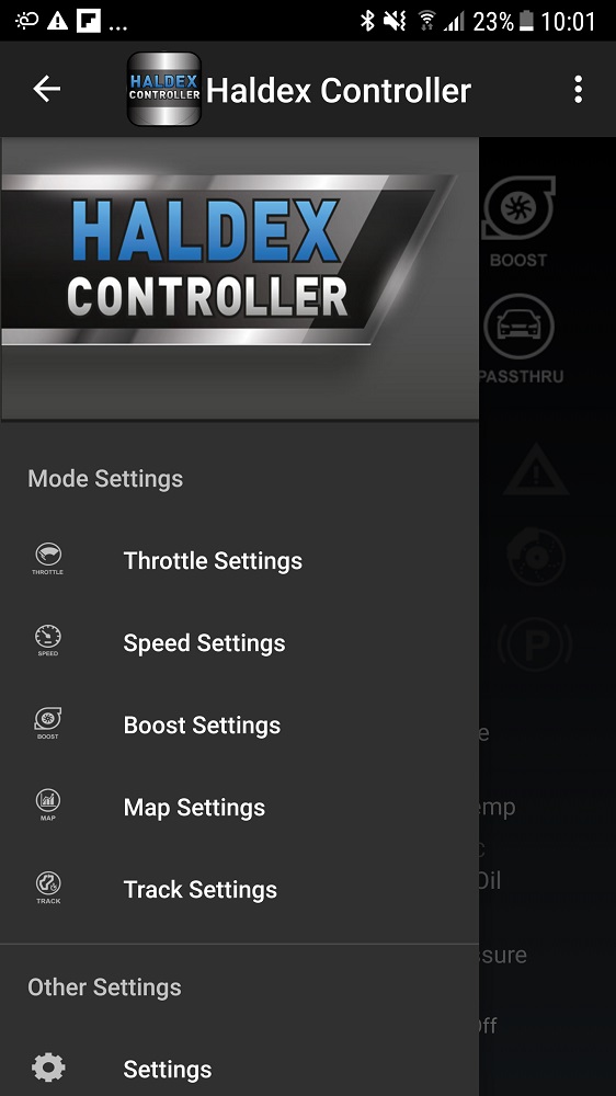 Haldex Controller manual switch