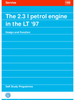 SSP 189 The 2.3 l petrol engine in the LT 1997