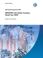 SSP 333 4MOTION with Haldex Coupling Model Year 2004
