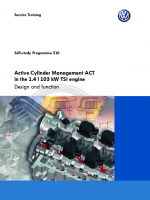 SSP 510 Active Cylinder Management ACT in the 1,4l 103 kW TSI engine