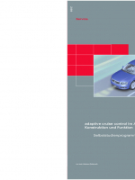 SSP 289 Adaptive cruise control im Audi A8