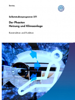 SSP 271 Der Phaeton Heizung und Klimaanlage