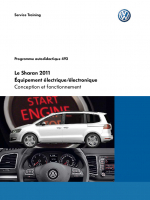 SSP 493 Le Sharan 2011 Équipement électrique - électronique