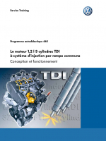 SSP 465 Le moteur 1,2 l 3 cylindres TDI à système dinjection par rampe commune