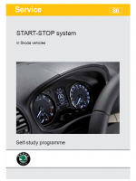 SSP 086 START-STOP system in Škoda vehicles