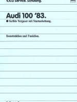 SSP 050 Audi 100 '83 - Keihin Vergaser mit Startanhebung