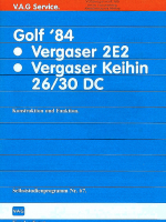 SSP 067 Golf '84 Vergaser 2E2 Vergaser Keihin 26 30 DC