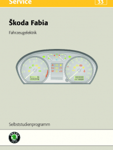 SSP 033 Skoda Fabia – Fahrzeugelektrik
