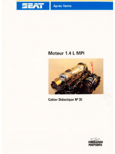 SSP 035 Moteur 1.4 L MP1