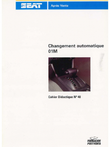 SSP 040 Changement automatique 01M