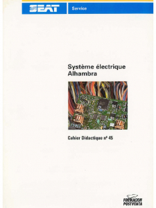 SSP 045 Système électrique Alhambra