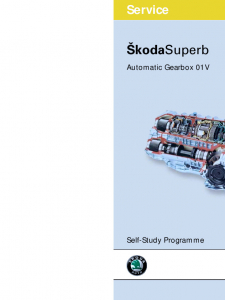 SSP 050 Skoda Superb Automatic Gearbox 01V