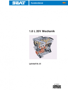 SSP 061 1,8 L 20V Mechanik