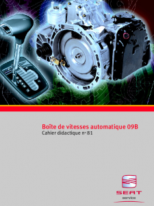 SSP 081 Boîte de vitesses automatique 09B