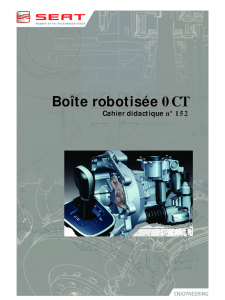 SSP 152 Boîte robotisée 0CT