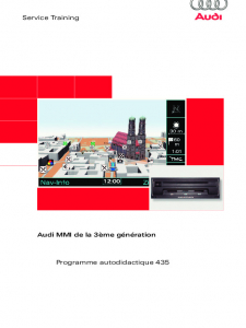 SSP 435 Audi MMI de la 3ème génération