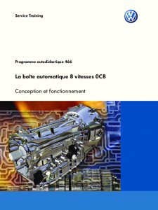 SSP 466 La boîte automatique 8 vitesses 0C8
