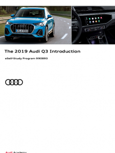 SSP 990893 - The 2019 Audi Q3 Introduction
